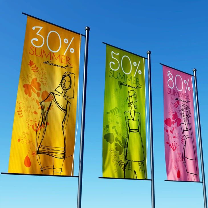 Direct Sublimation Printing Polyester Flag Fabric