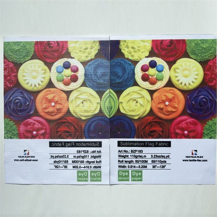 Sublimation Direct Printing Textile Flag Fabric